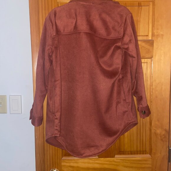 Old Navy Brushed Pink Oversized Shacket - Picture 3 of 3